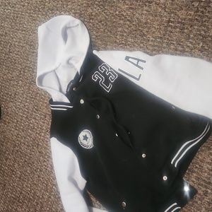New look black and white large jacket